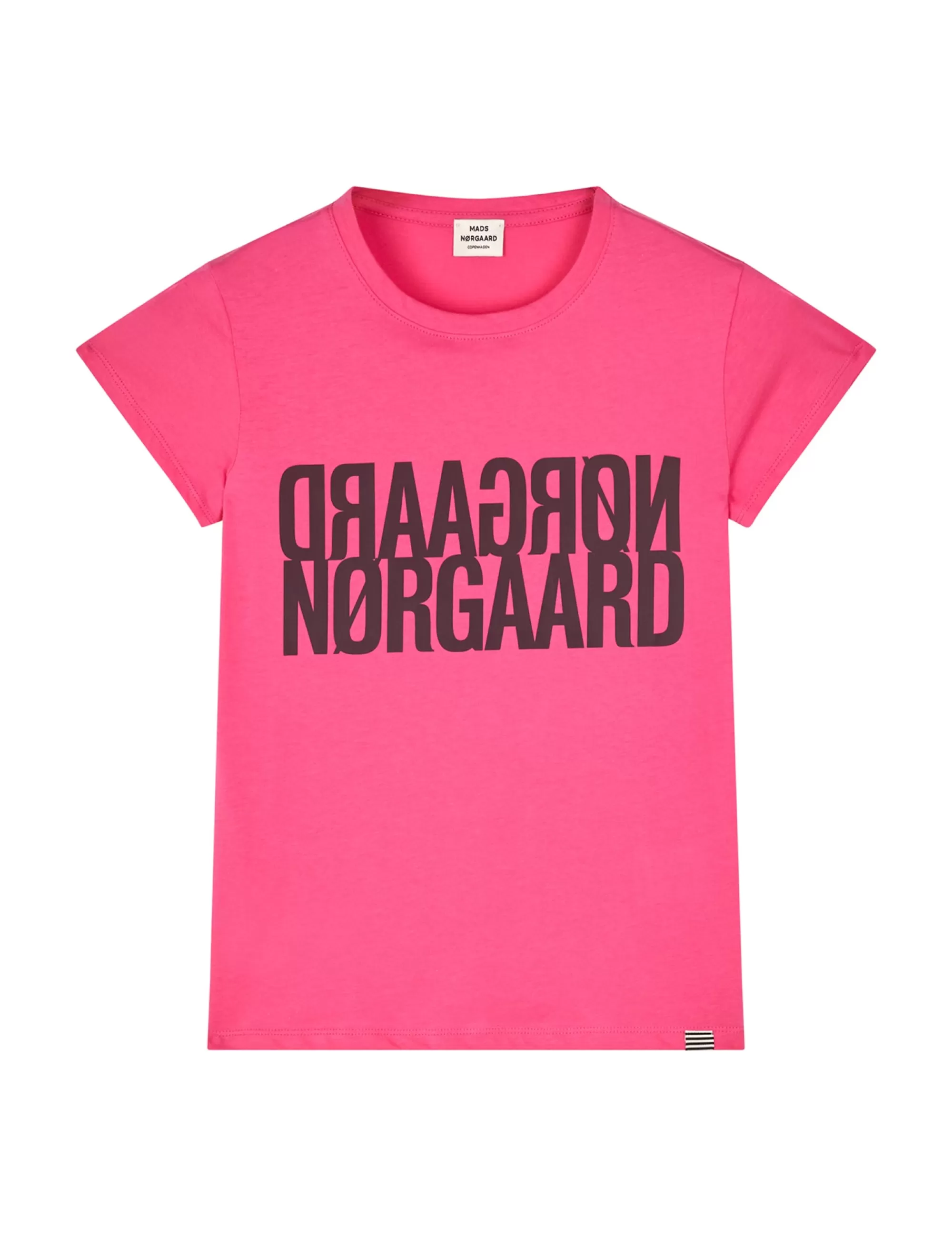 MADS NØRGAARD Single Organic Tuvina Tee Carmine Rose Flash Sale