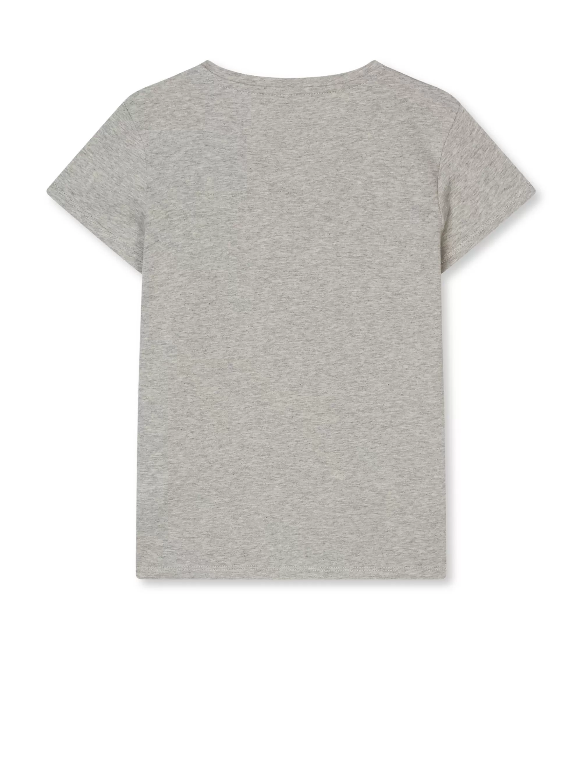 MADS NØRGAARD Single Organic Tuvina Tee Light Grey Melange Hot