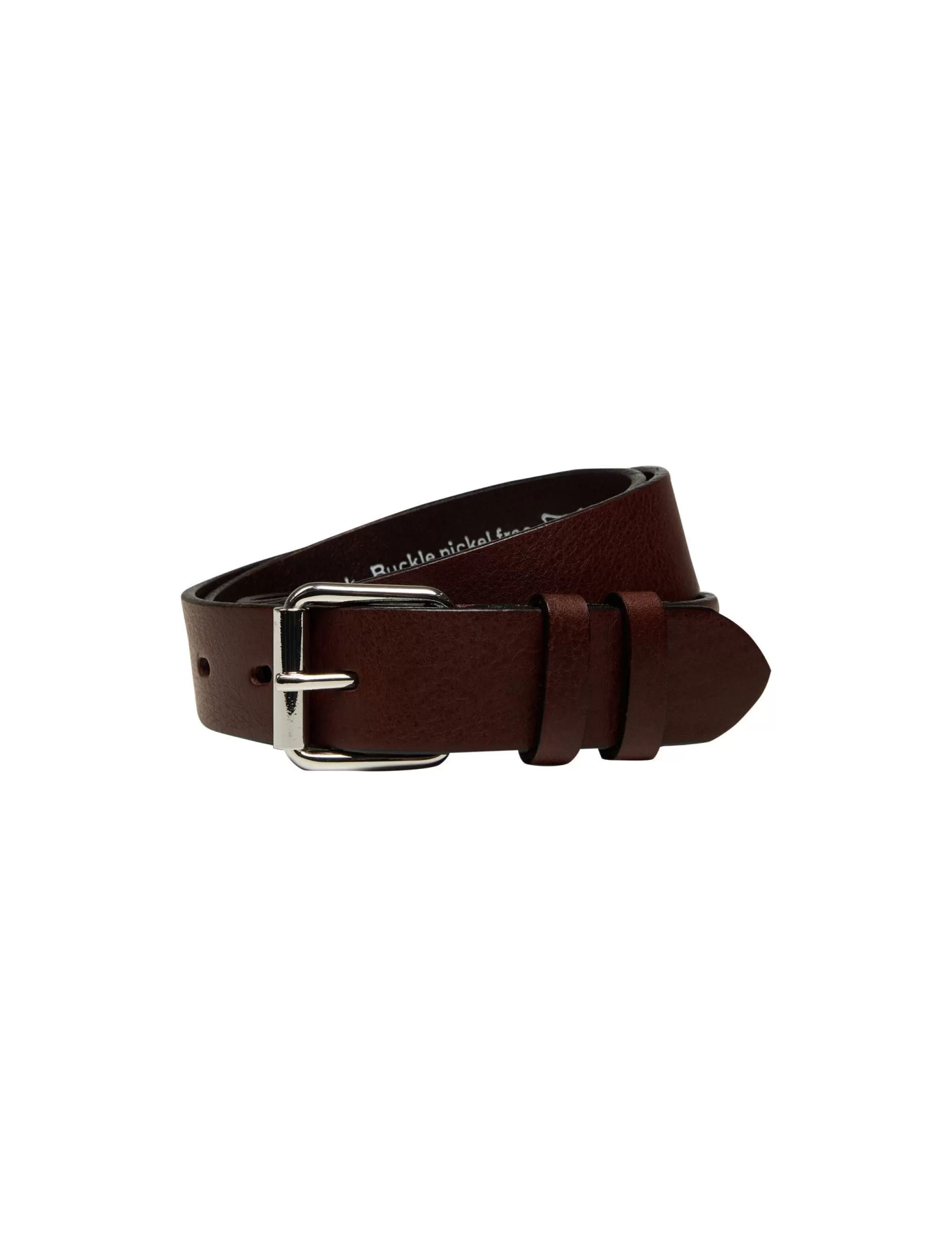 MADS NØRGAARD Skin Ringo Belt Dark Brown Hot