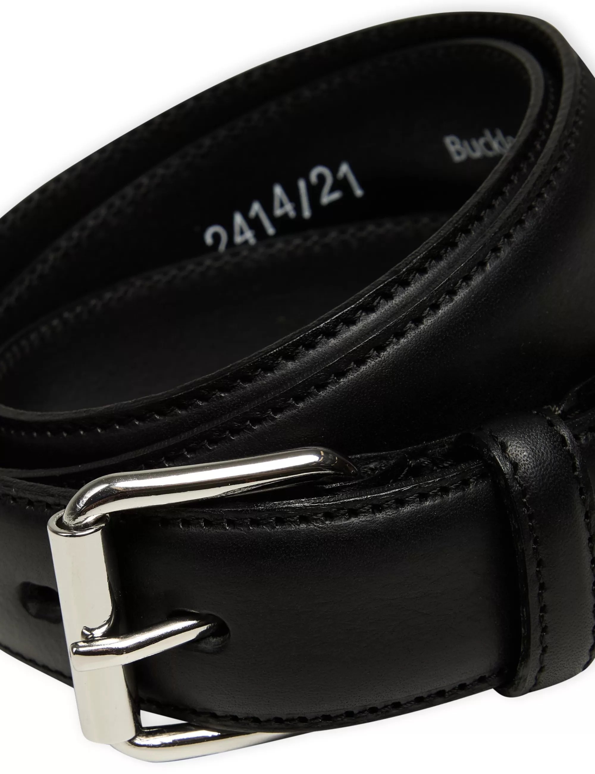 MADS NØRGAARD Skin Stitch Bowie Belt Black Shop