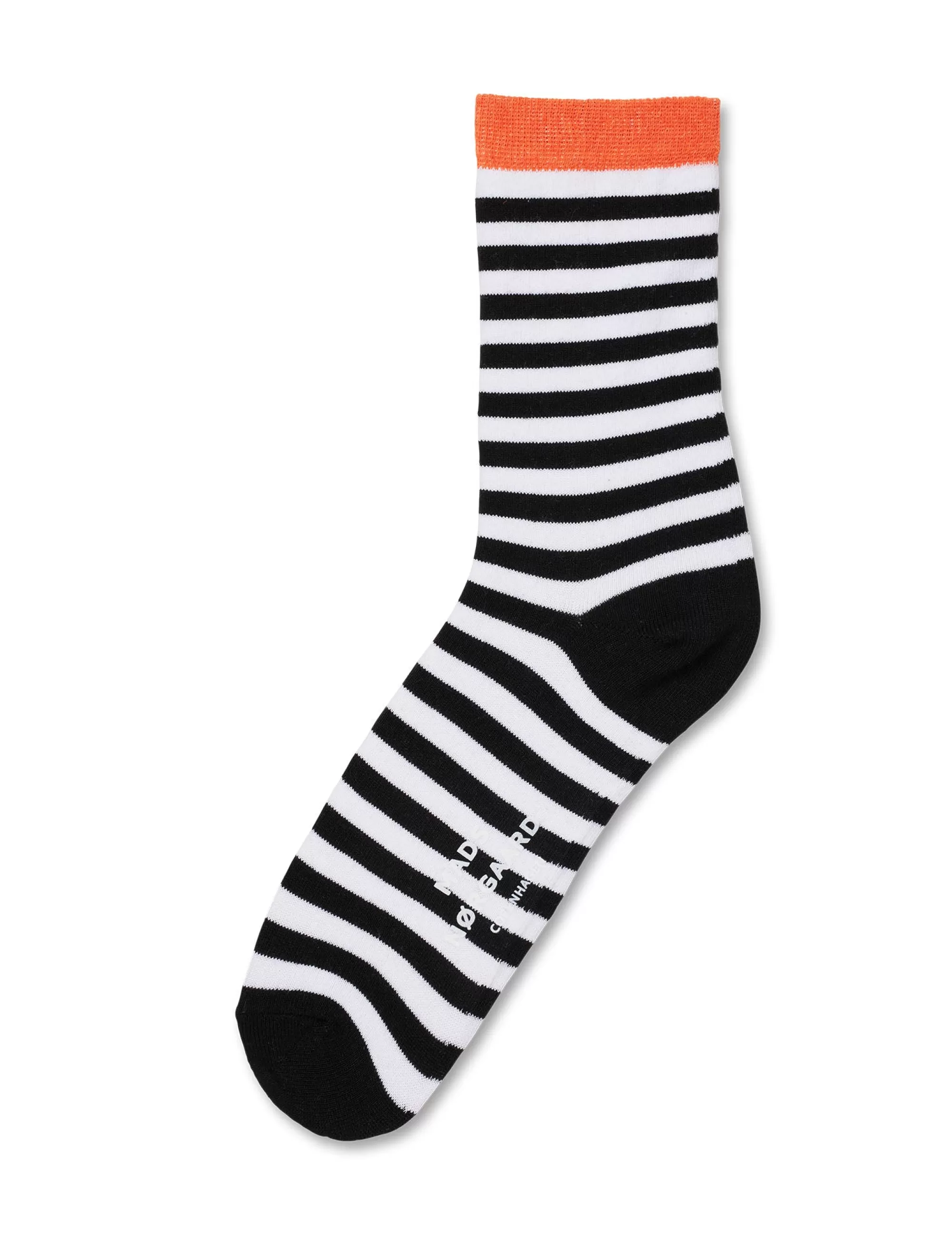 MADS NØRGAARD Sock Pair Ana Mix Black stripe/White Dot Store