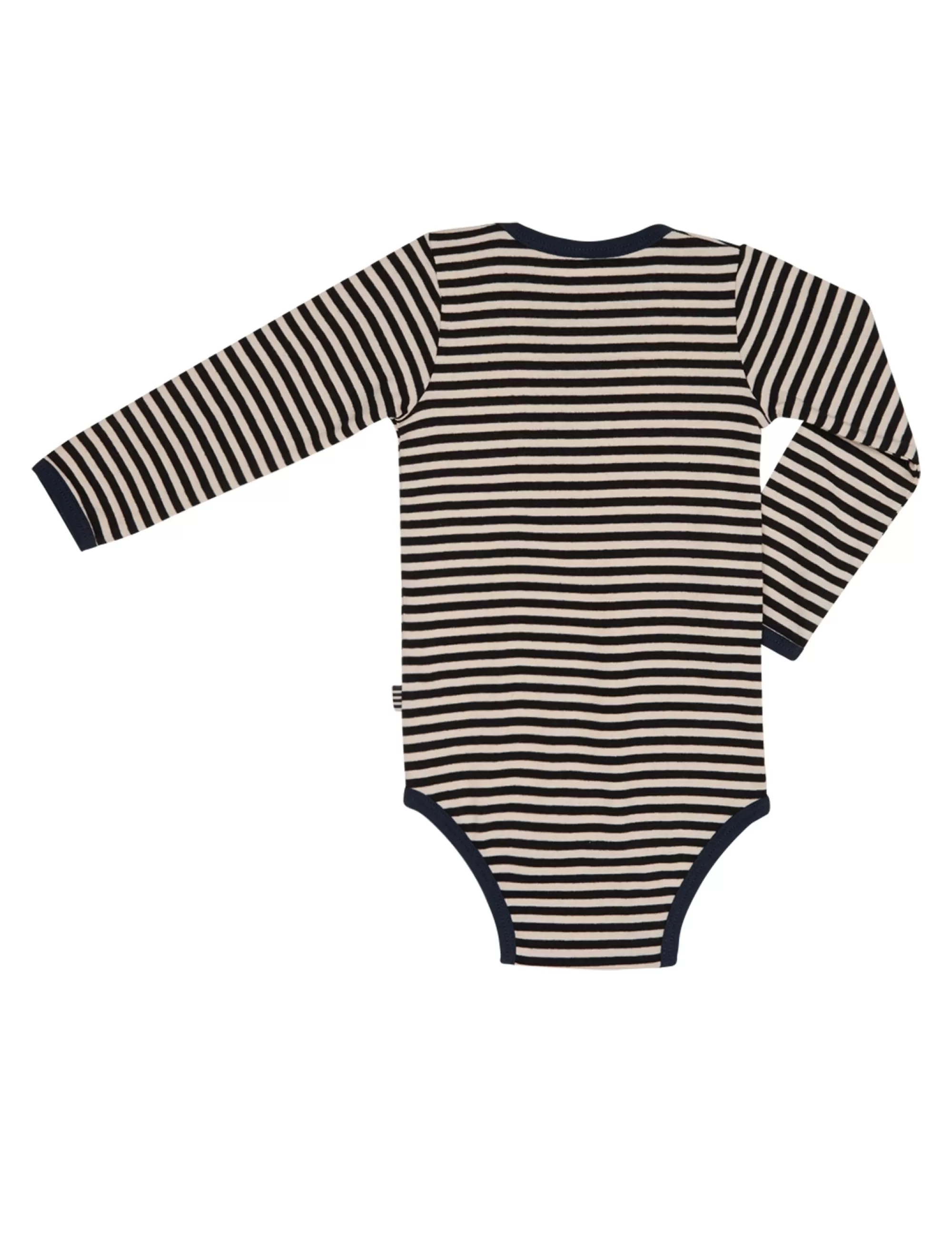 MADS NØRGAARD Soft Duo Striped Body Off White / Black / Navy Store