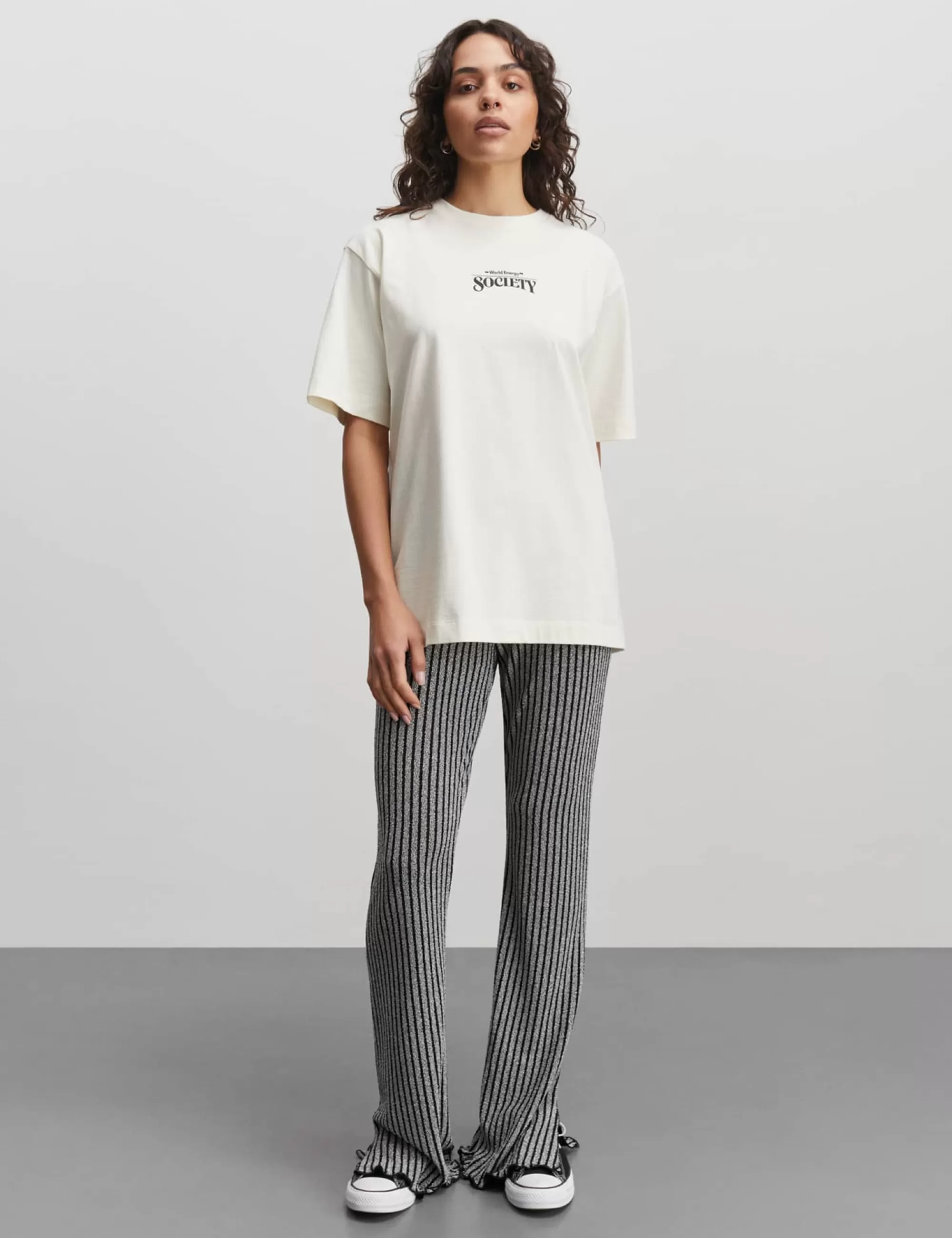 MADS NØRGAARD Soft Single Dassel Tee Snow White Best Sale