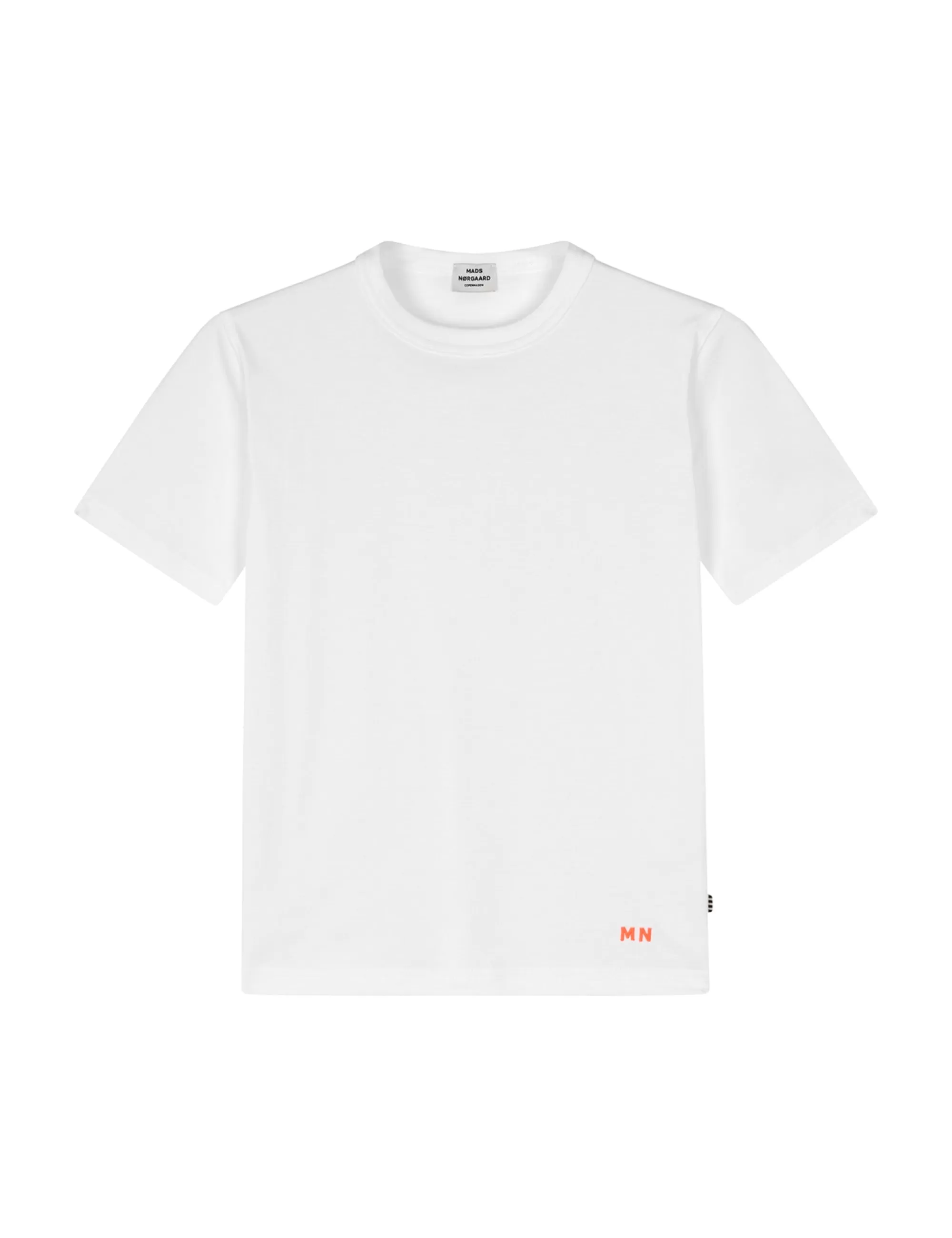 MADS NØRGAARD Soft Single Theo Tee White Discount