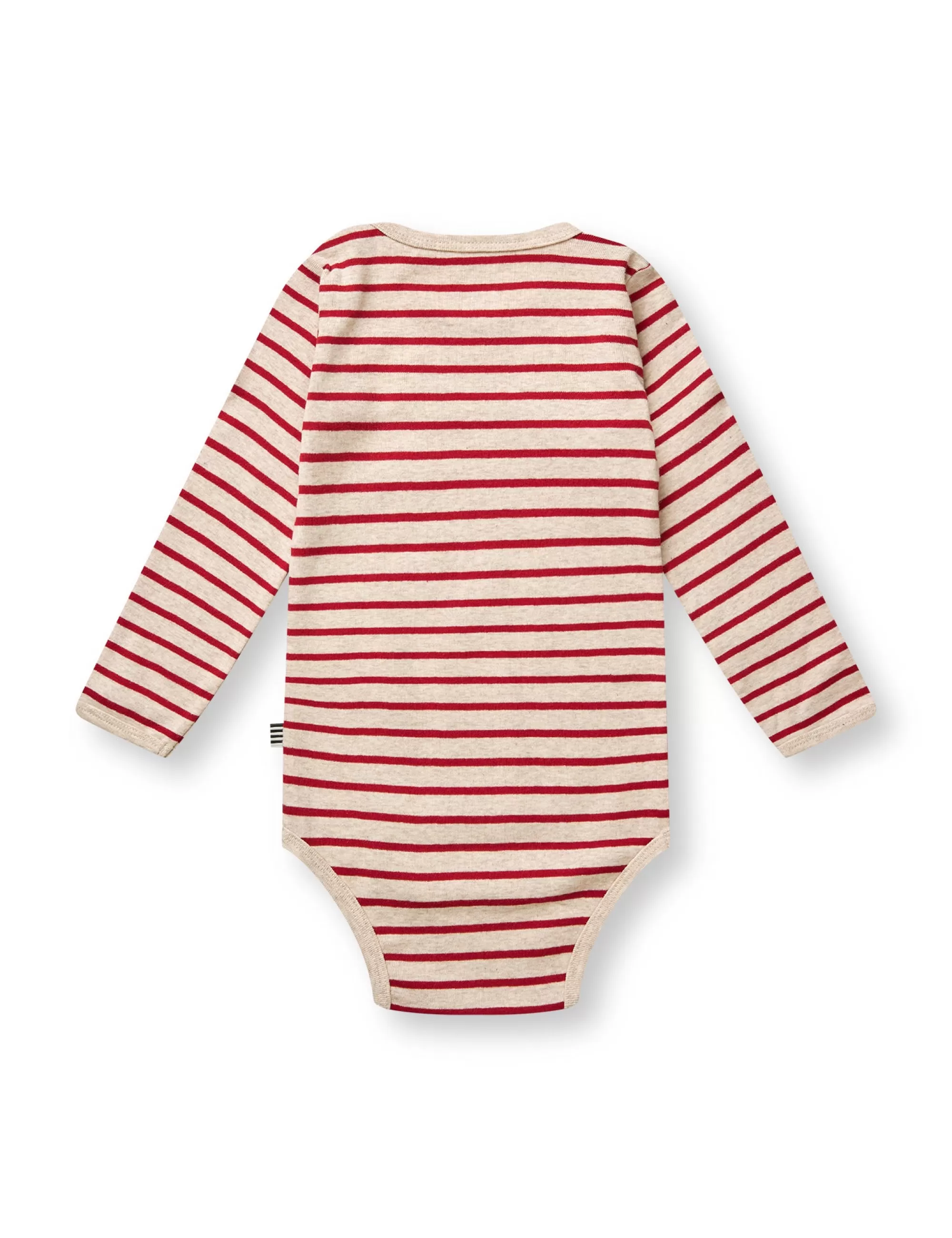 MADS NØRGAARD Soft Striped Rib Body Red / Nature Mel Outlet