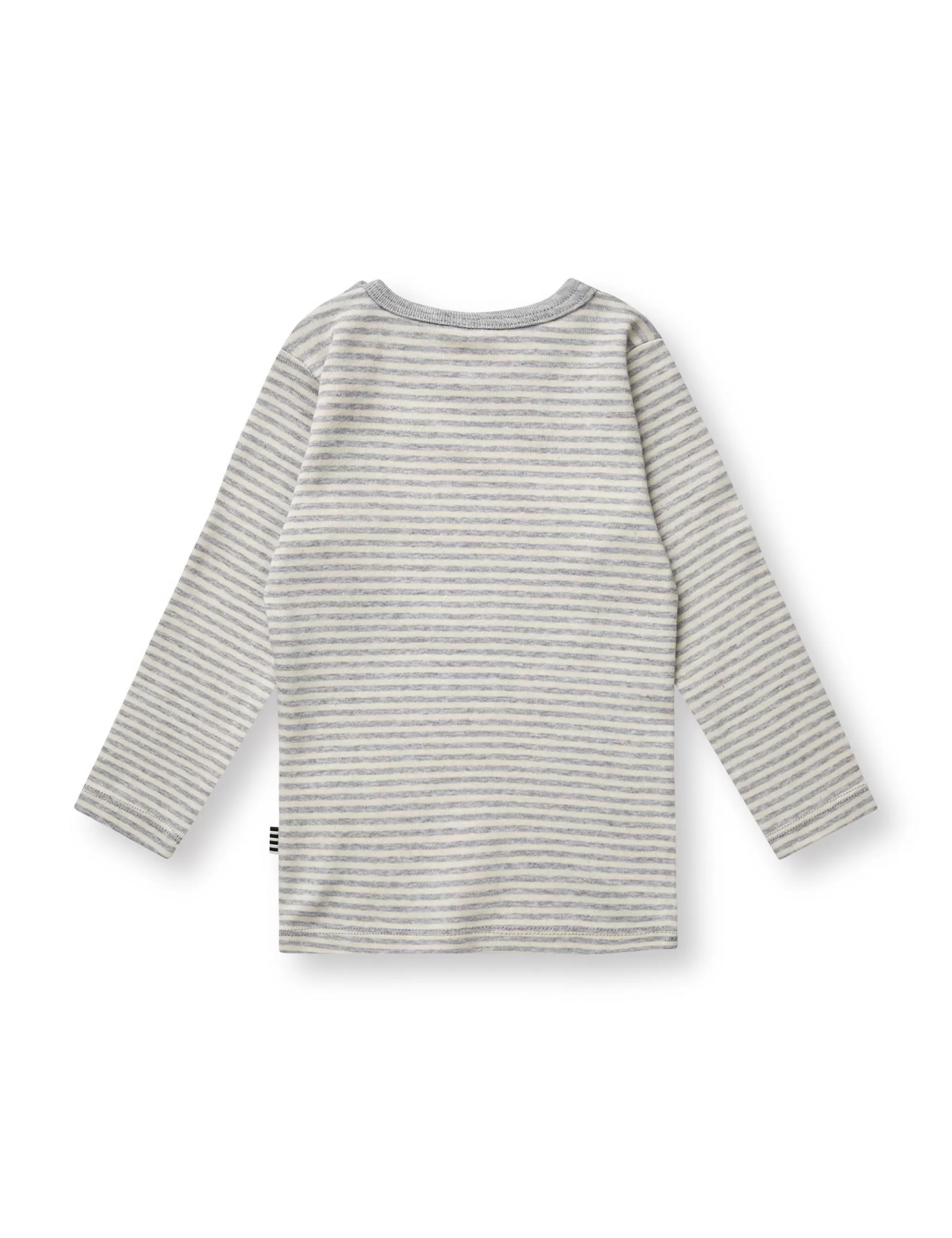 MADS NØRGAARD Soft Striped Rib Tobinino Off White / Grey Mel Cheap