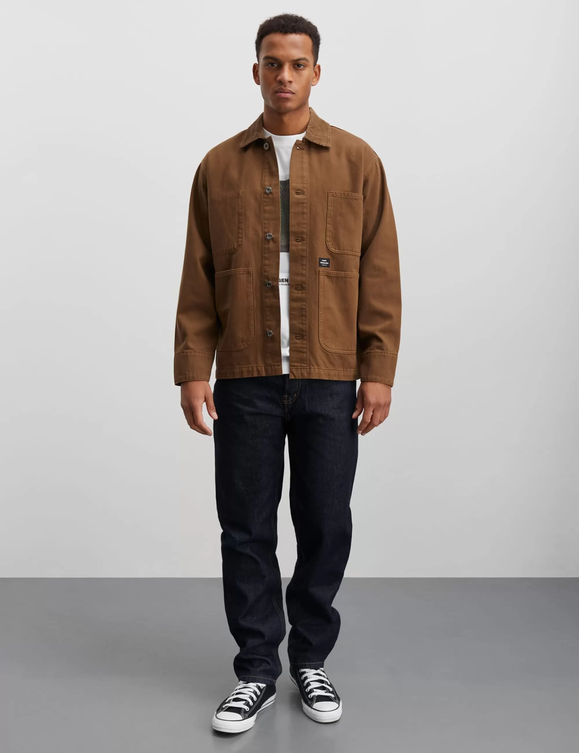 MADS NØRGAARD Soil Denim Chore Jacket Desert Palm Shop