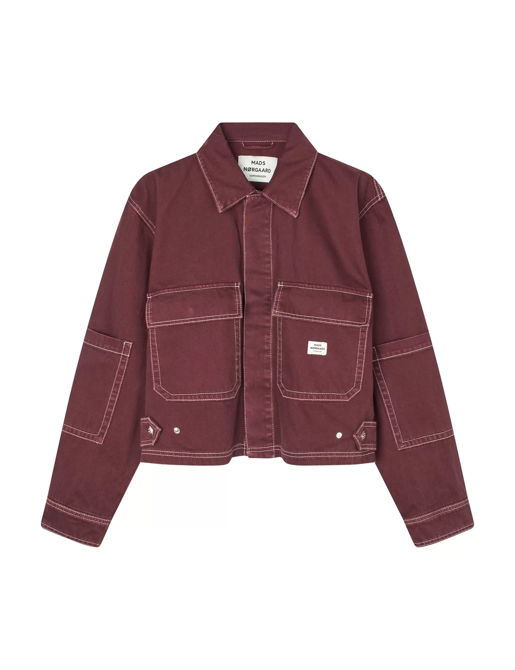 MADS NØRGAARD Soil Denim Soleil Jacket Sassafras Hot