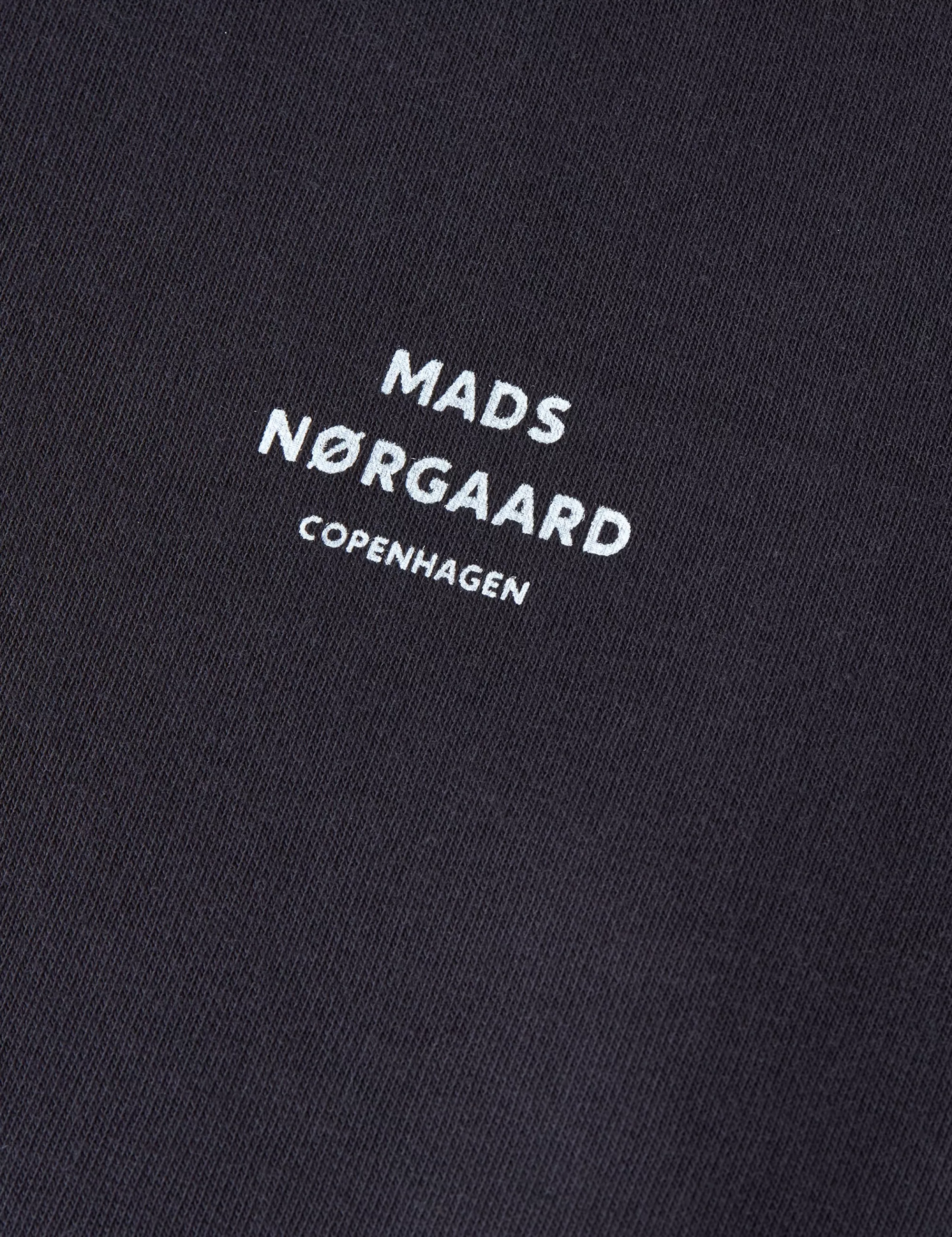 MADS NØRGAARD Standard Crew Logo Sweat Deep Well Outlet