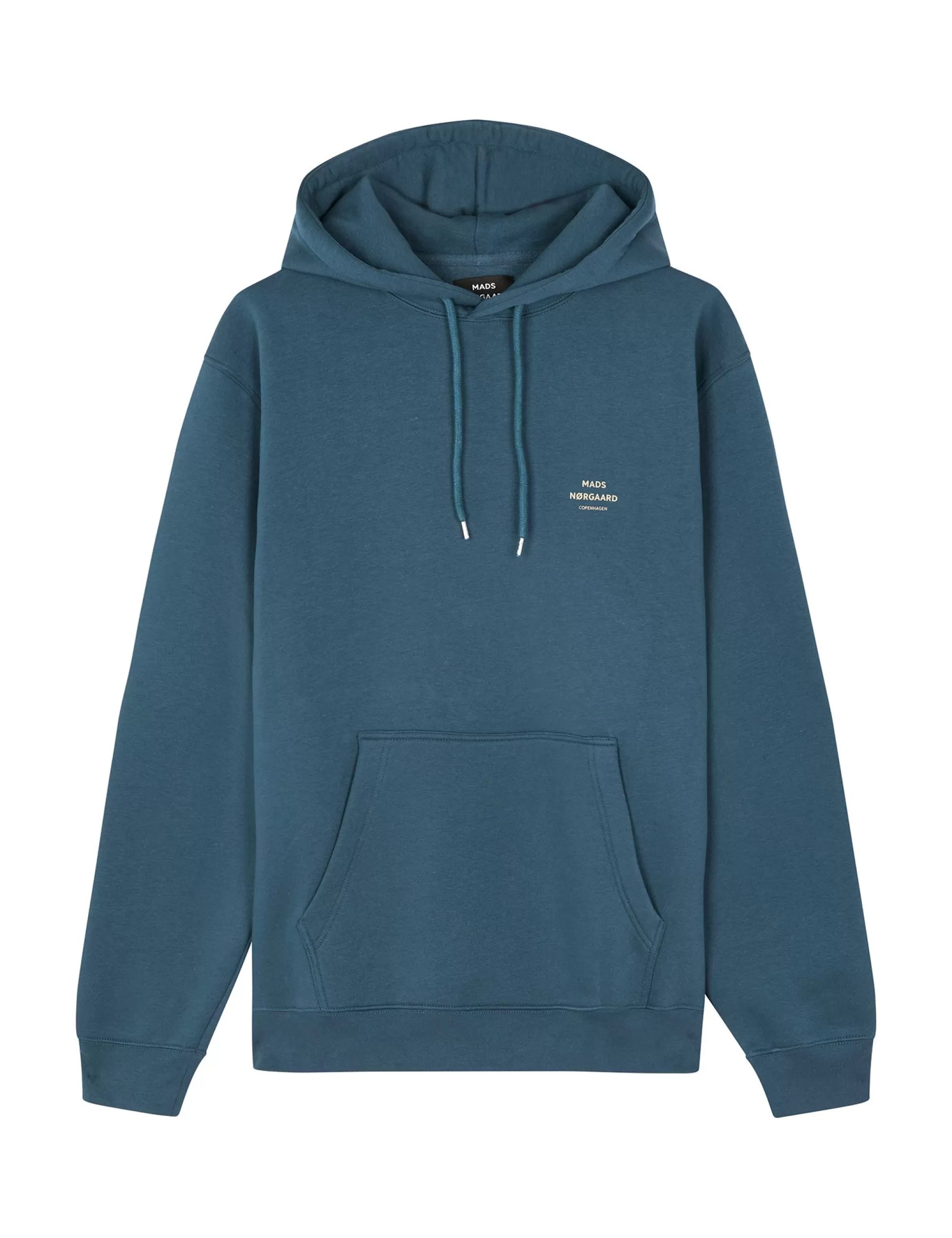 MADS NØRGAARD Standard Hoodie Logo Sweat Midnight Navy Sale