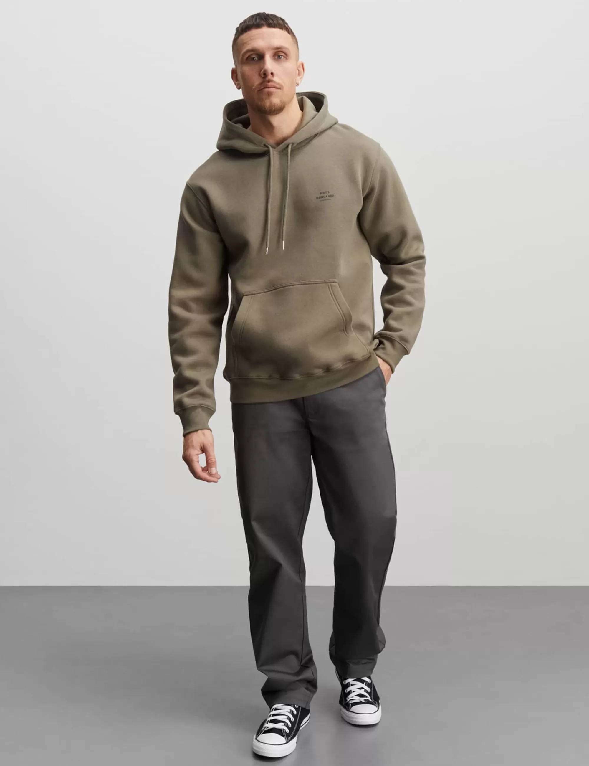 MADS NØRGAARD Standard Hoodie Logo Sweat Bungee Cord Flash Sale