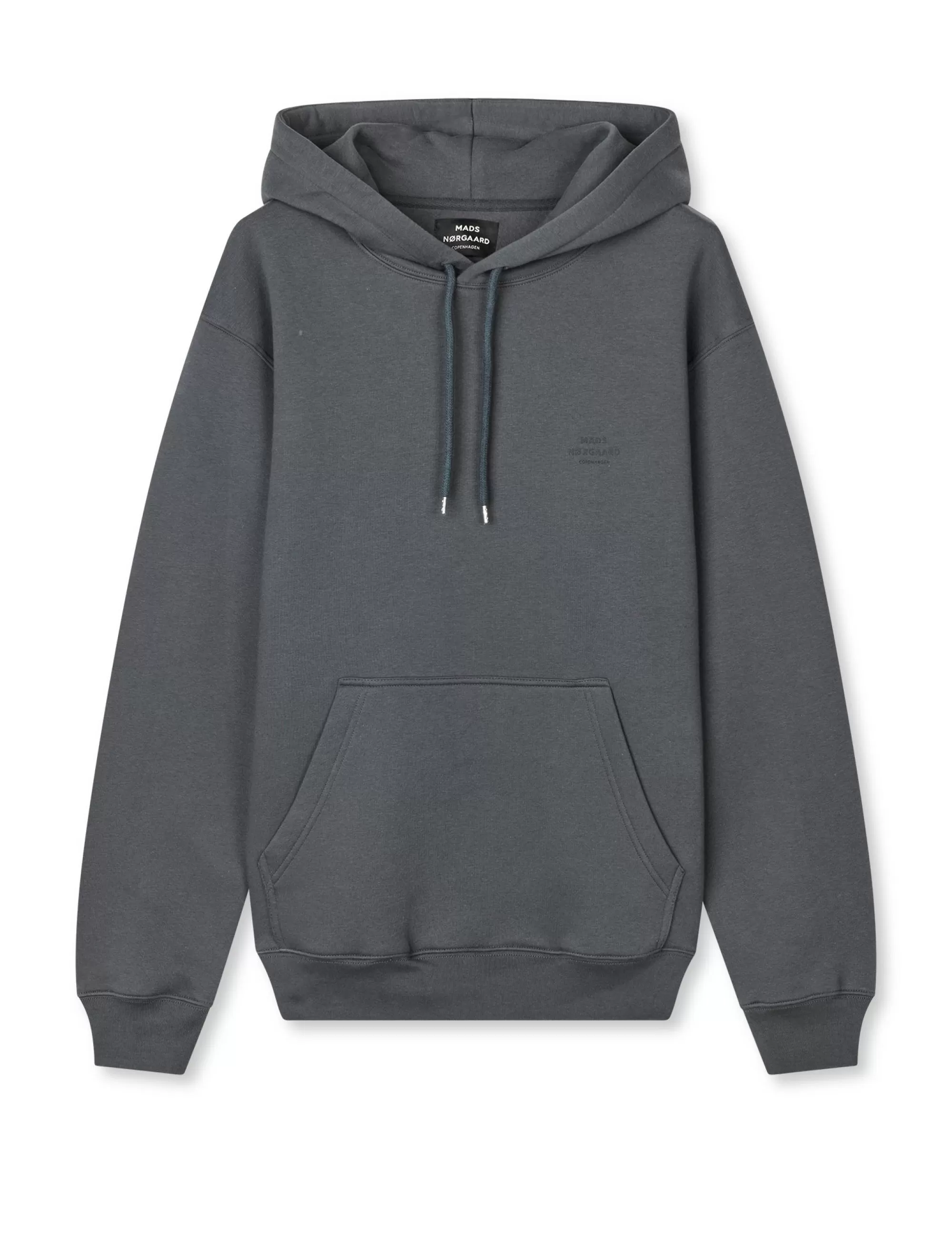 MADS NØRGAARD Standard Hoodie Logo Sweat Black Oyster Flash Sale