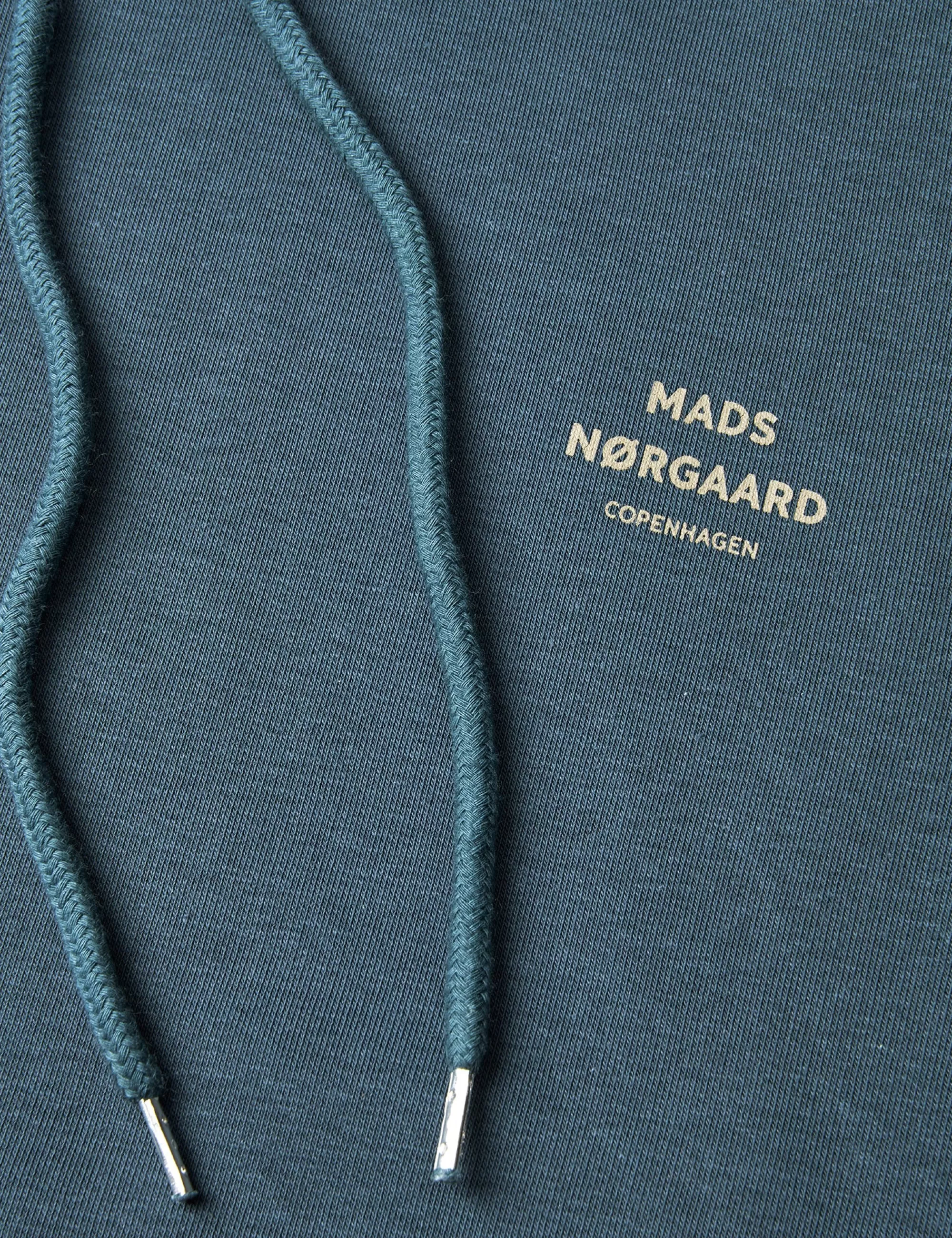 MADS NØRGAARD Standard Hoodie Logo Sweat Midnight Navy Sale