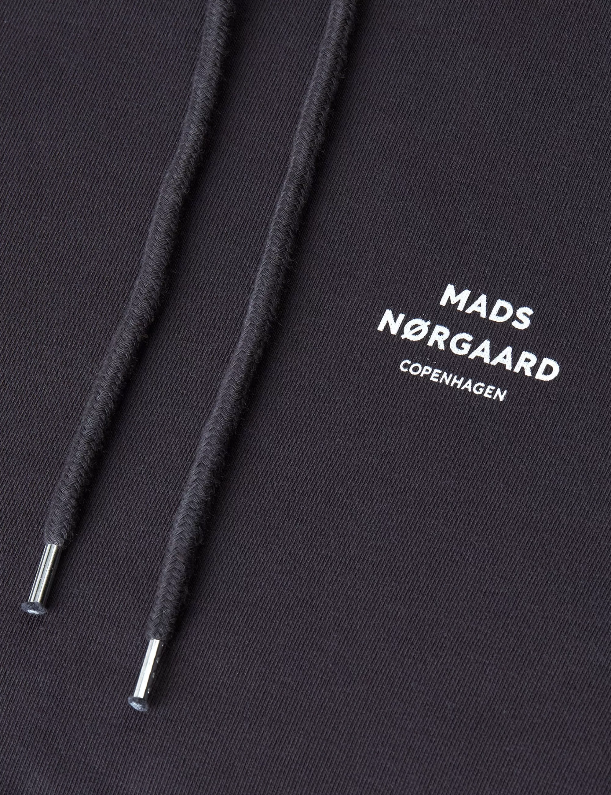 MADS NØRGAARD Standard Hoodie Logo Sweat Deep Well Fashion