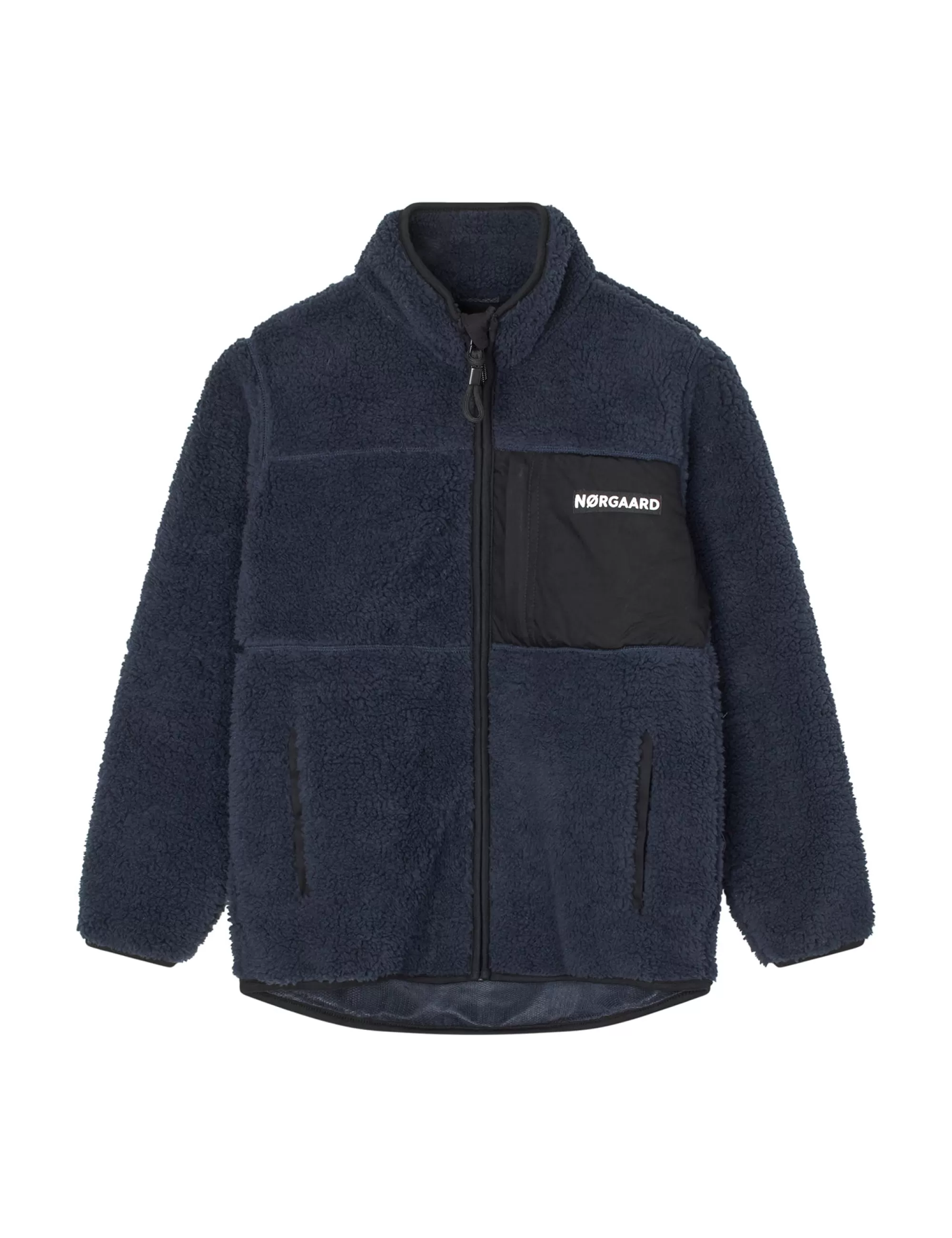 MADS NØRGAARD Teddy Fleece Jeffo Jacket Sky Captain Discount