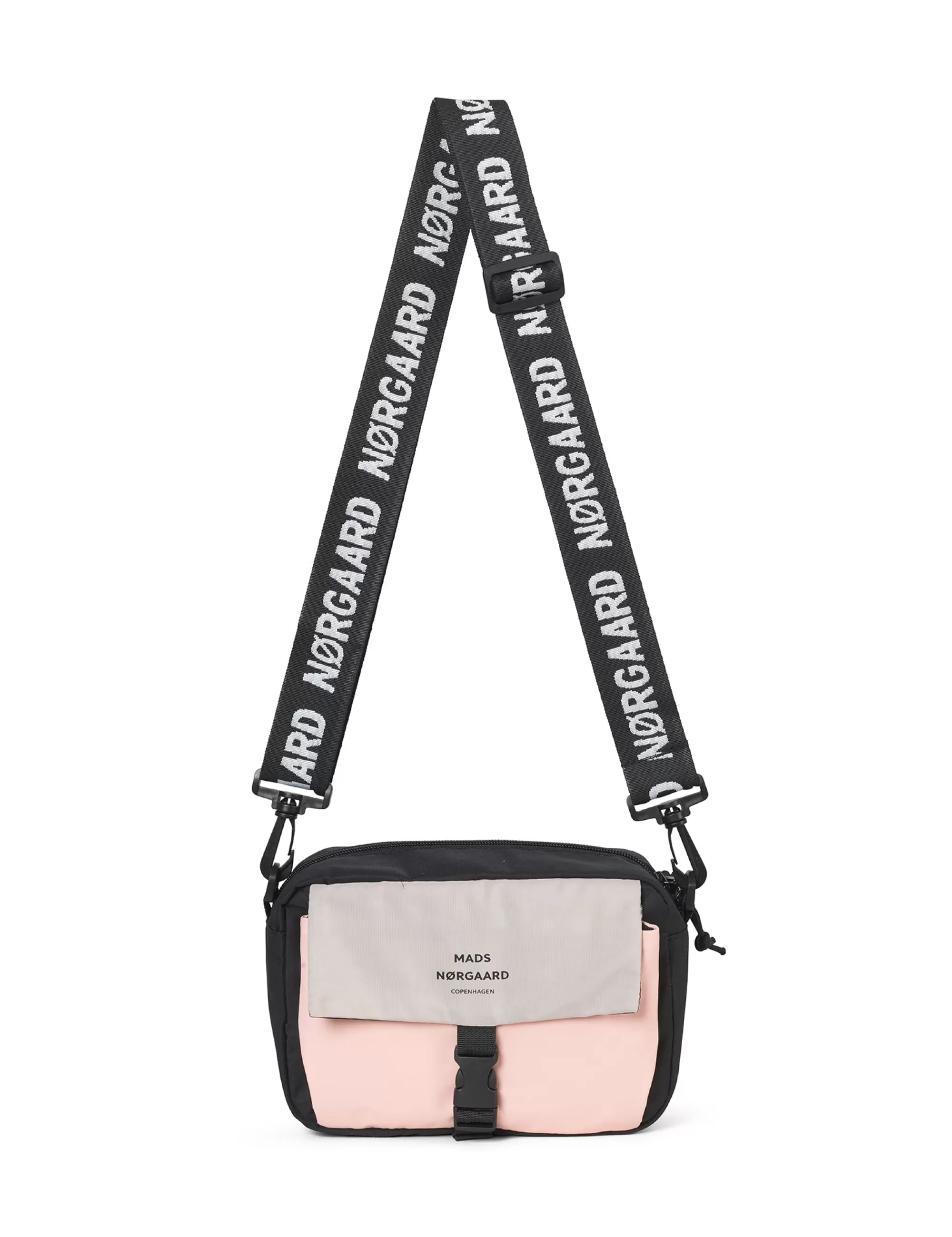 MADS NØRGAARD Tian Fae Block Bag Black/Coral Cloud Hot