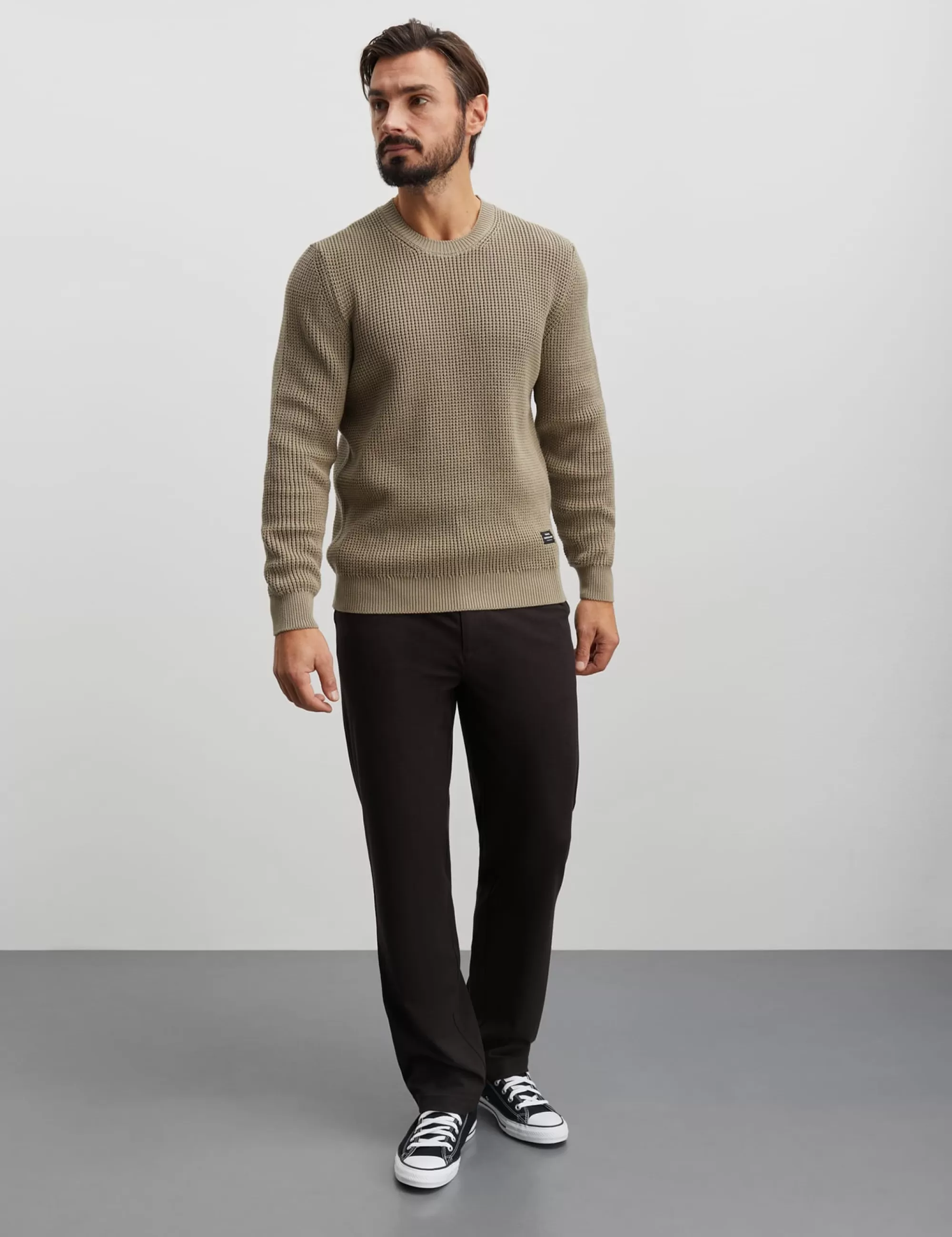 MADS NØRGAARD Tight Cotton Noah Knit Silver Sage Store