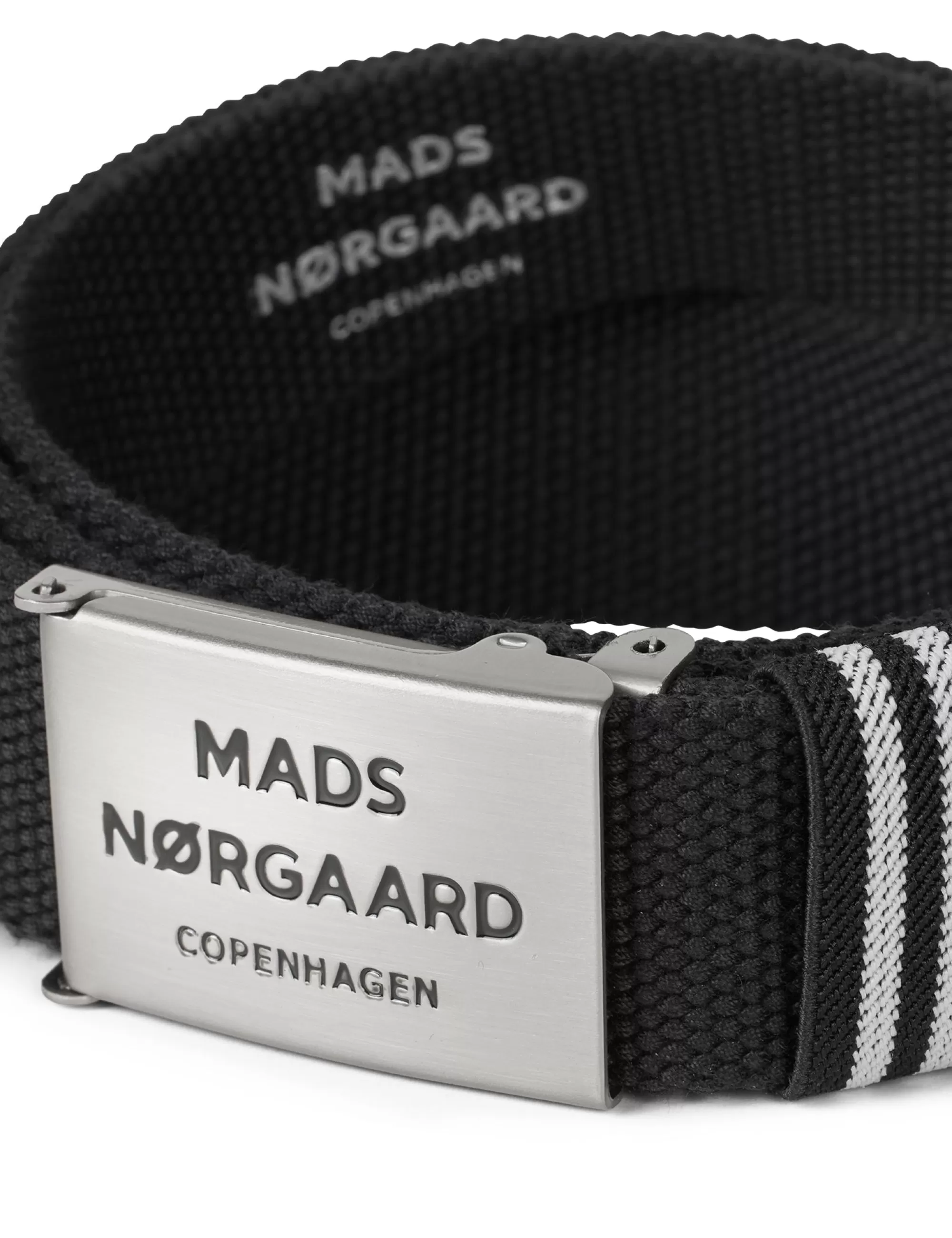 MADS NØRGAARD Weave Bo Belt Black New