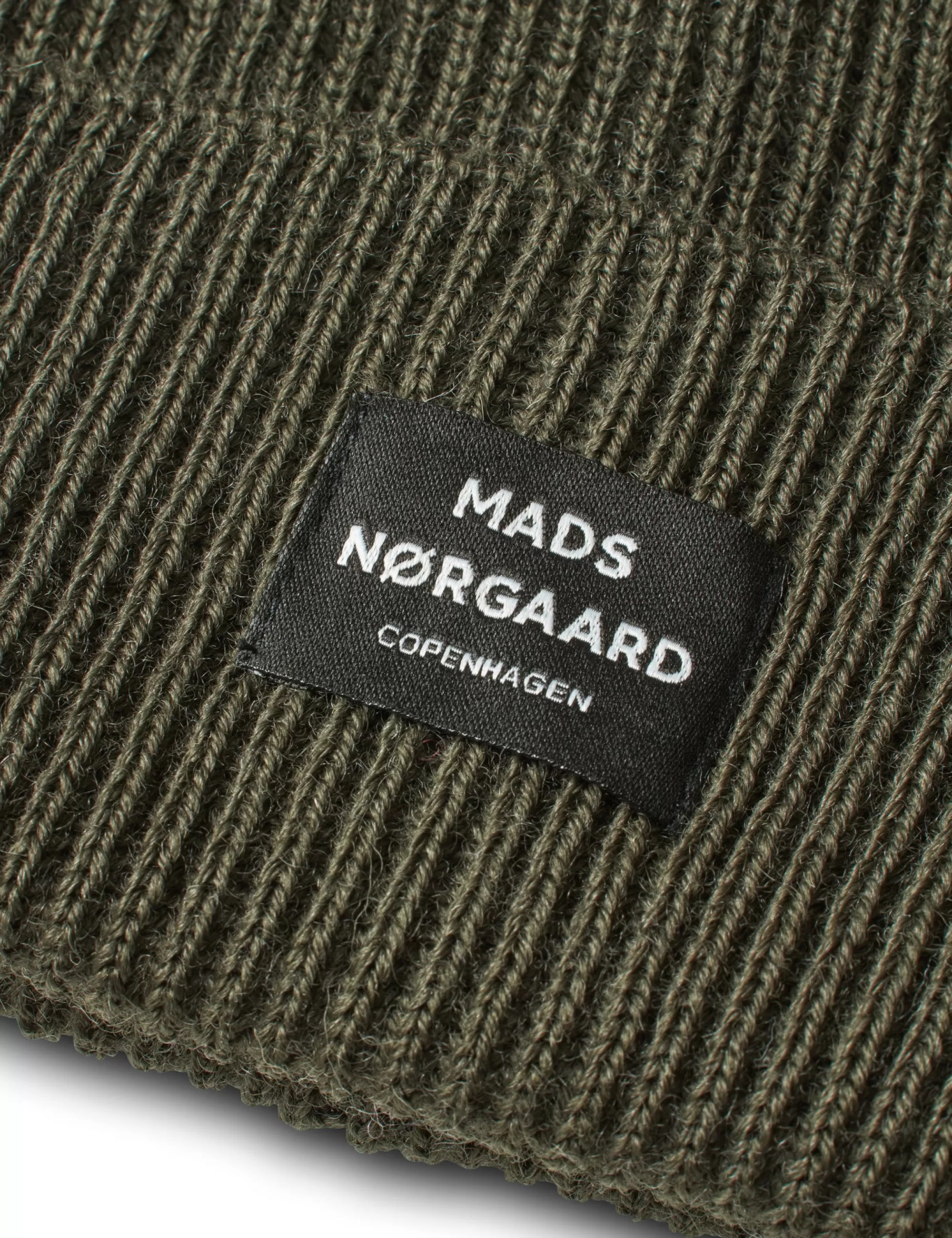 MADS NØRGAARD Wool Ask Beanie Beluga Hot