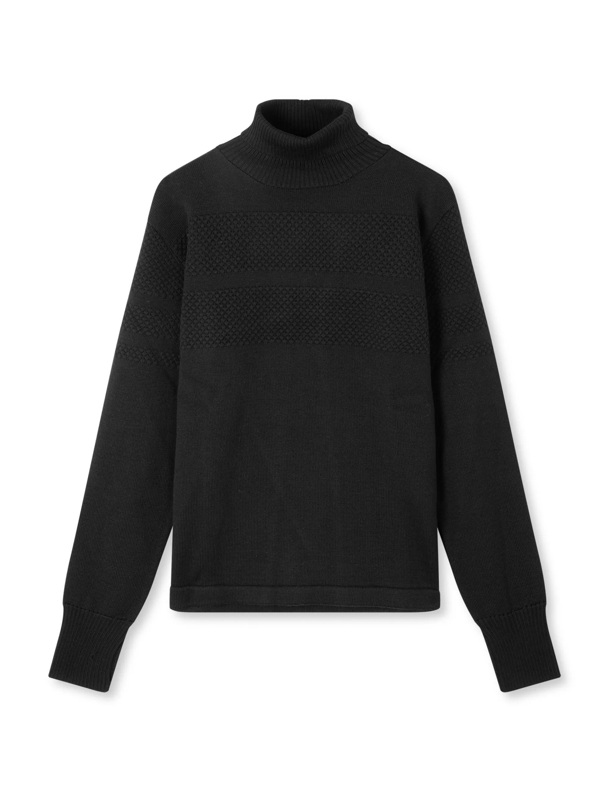 MADS NØRGAARD Wool Klemens Knit Black Shop