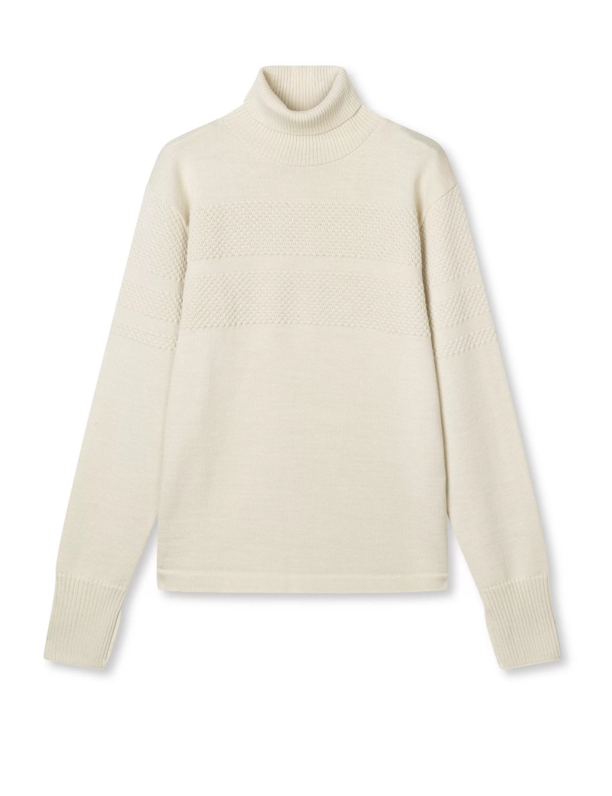 MADS NØRGAARD Wool Klemens Knit Vanilla Ice Fashion