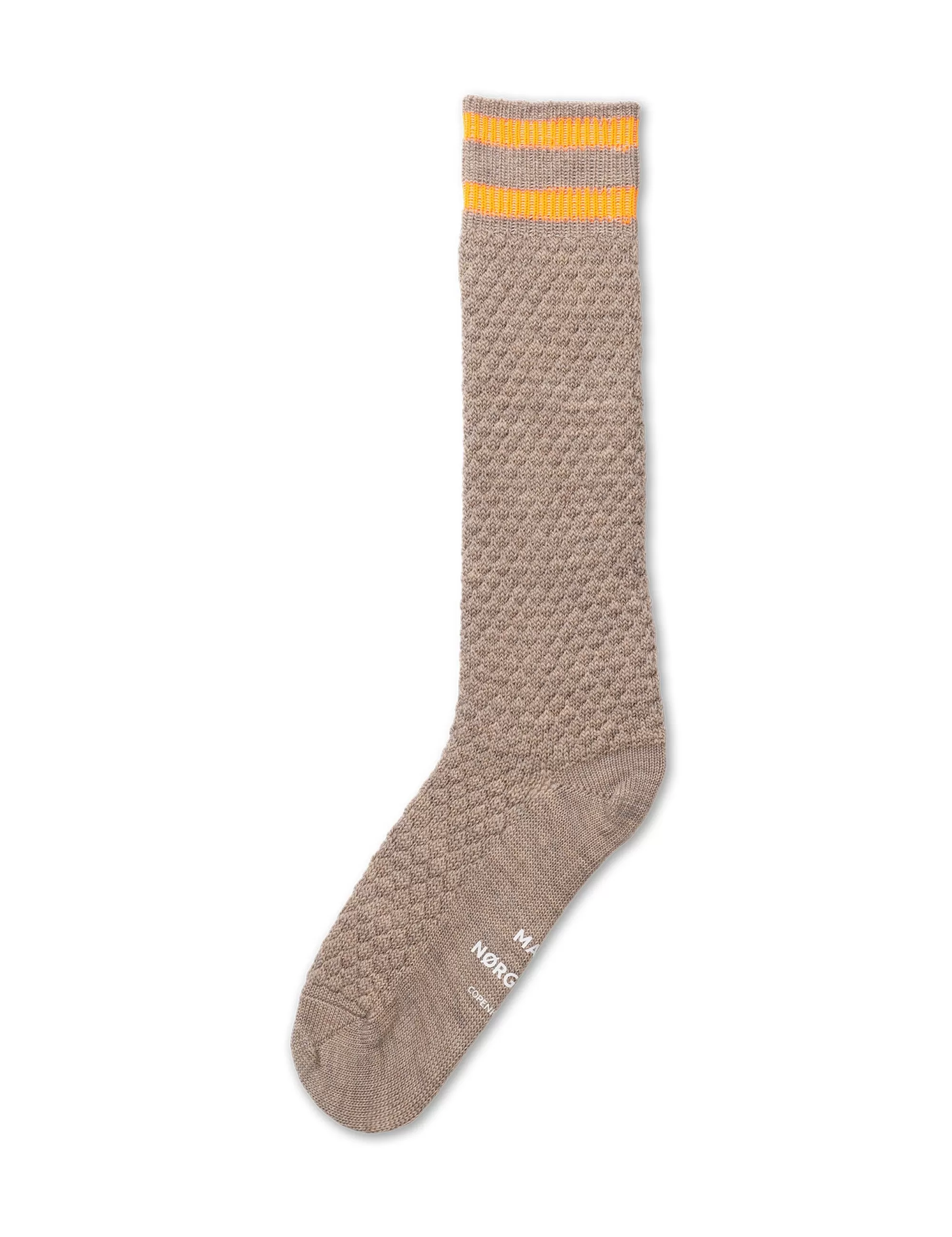 MADS NØRGAARD Woolen Bubble Socks Teak Clearance