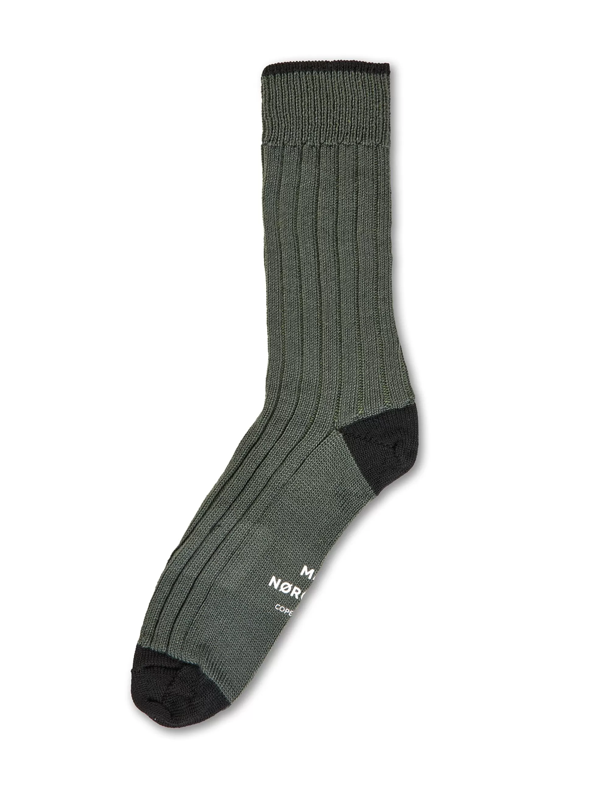 MADS NØRGAARD Woolen Carl Rib Socks Beluga Discount